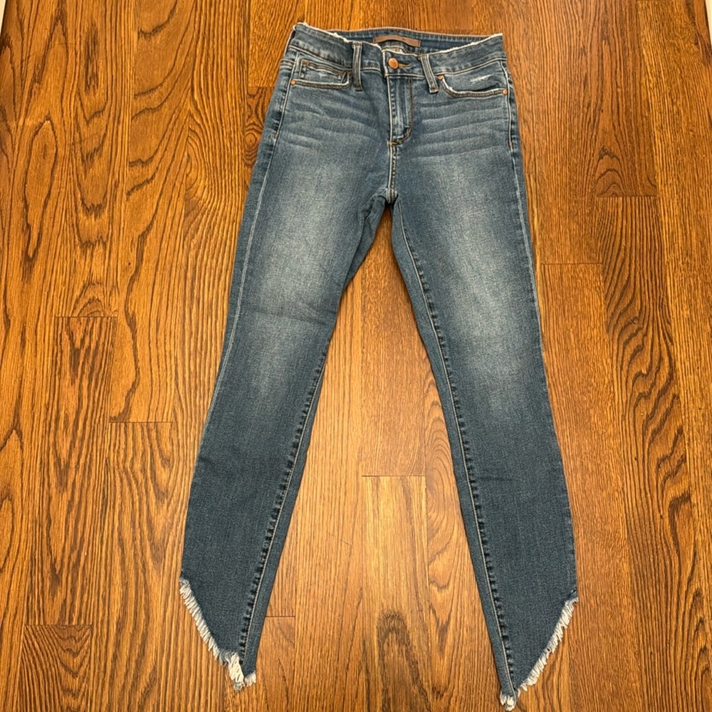 Joe’s jeans raw hem skinny jeans